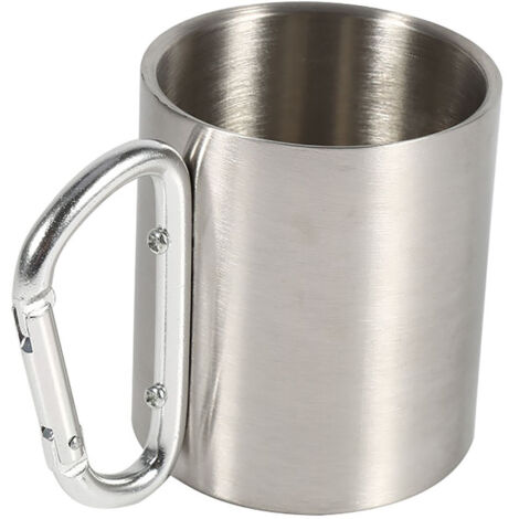 Magnetischer Edelstahl-Kaffeebecher mit automatischem Mixer – Schwarz