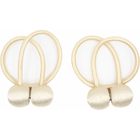 Magnetischer Gardinenhalter Gold 2er-Pack