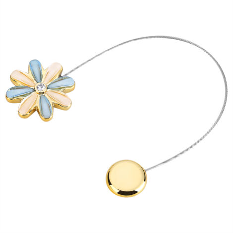 Magnetischer Gürtelclip in Kristallblume, Gardinenhalter, Wohnaccessoire