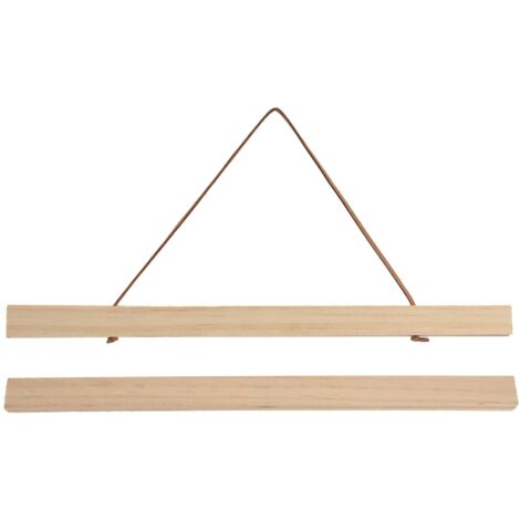 Magnetischer Hängerahmen aus Holz für Poster, Leinwände und Fotos – DIY 21 x 2,1 cm