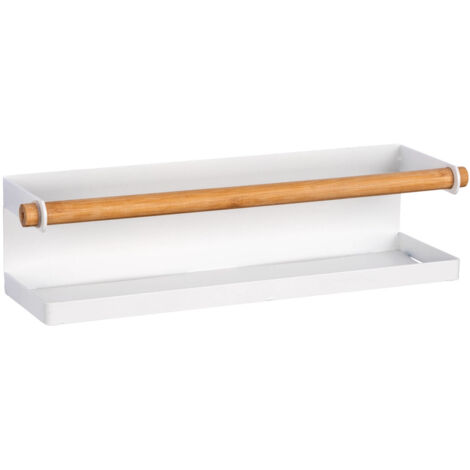 Magnetischer Küchenrollenhalter MAGNA + Gewürzablage, 32 cm, WENKO