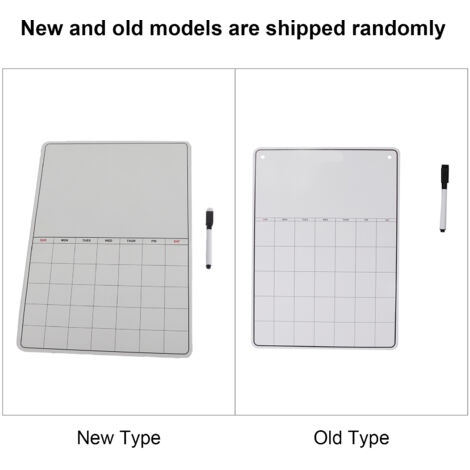 Magnetischer Kühlschrankplaner, monatliches Whiteboard, magnetische Tafel für Notizen und Erinnerungen [Hochwertiges, weiches Magnetmaterial + beschichtetes Papier 42x30cm]