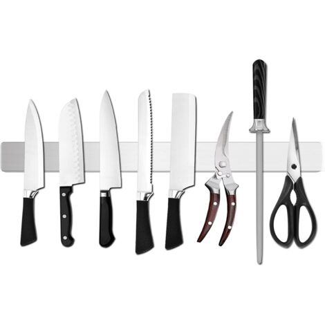 Magnetischer Messerhalter, Wandmontierter magnetischer Messerhalter, Messerhalter mit Magnetstreifen, Magnetischer Kühlschrankmesserhalter, Geeignet zur Aufbewahrung von Küchenutensilien zu Hause, 40 