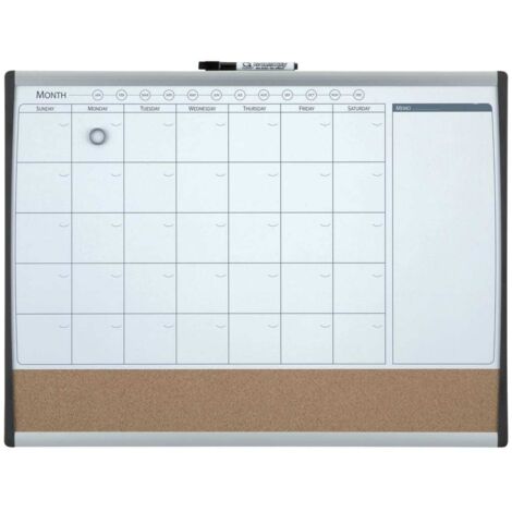 Magnetischer Monatsplaner Combi-Board 58,5x43 cm Nobo