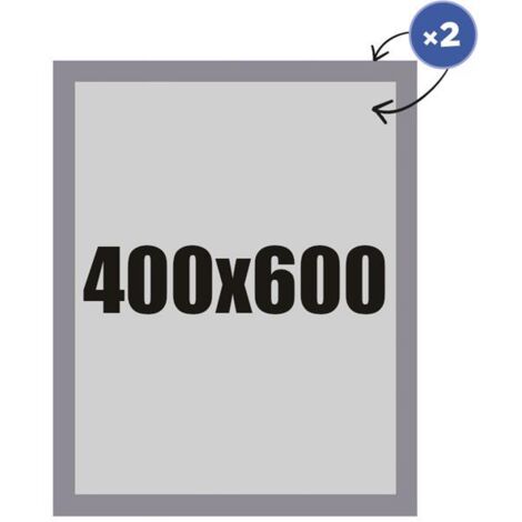 Magnetischer Rückrahmen 400 x 600 mm – silber