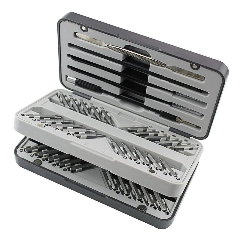 Image of Magnetischer Schraubendrehersatz – 66-teilig mit Präzisionsbits und Griff aus Aluminiumlegierung