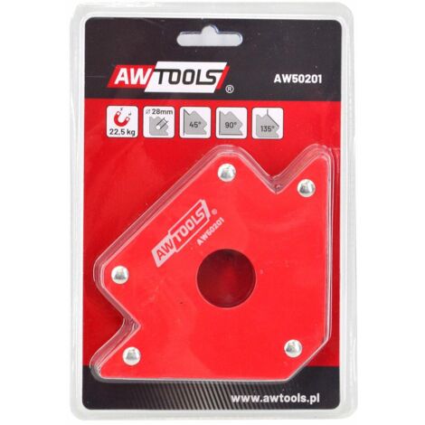 Magnetischer Schweißwinkel awtools 22,5kg 102x155x17 mm