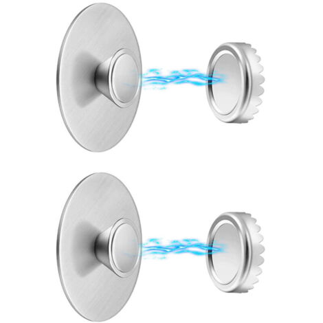 Magnetischer Seifenhalter, 2-teilig, Edelstahl – Wandmontage, kein Bohren erforderlich, mit Deckel, starke Magnetkraft, platzsparend, für Bad/Küche