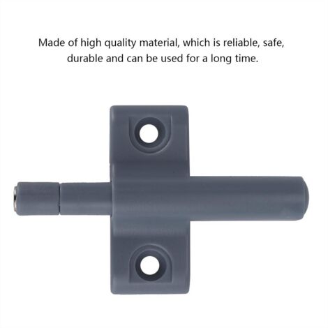 Magnetischer Türdämpfer für Schränke/Kleiderschränke, Push-to-Open-System, ABS, 10 Stück, getestet auf über 50.000 Zyklen