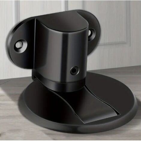 Magnetischer Türstopper, verstellbarer Türstopper ohne Bohren, robuster, großer Türstopper zur Bodenmontage, Türhalter aus Zinklegierung, unsichtbarer Tür- und Wandschutz für Büro und Zuhause