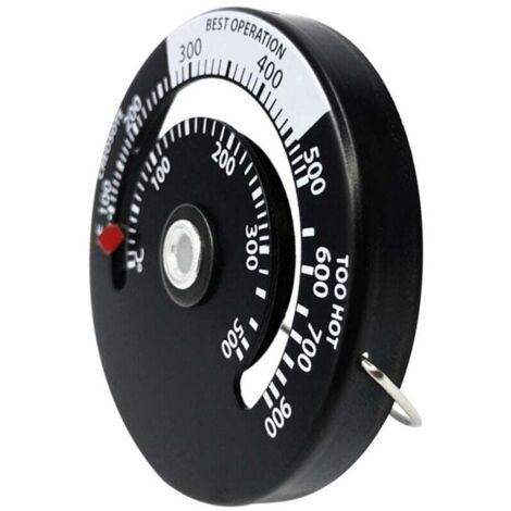 Magnetisches Holzthermometer, Kaminventilator mit hochempfindlicher Haushaltssonde, Grillofen-Temperaturschalter