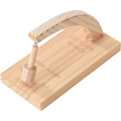 Magnetisches Pendel im B-Stil zur Entscheidungsfindung, oszillierender Holzwähler zur Beantwortung Ihrer Fragen