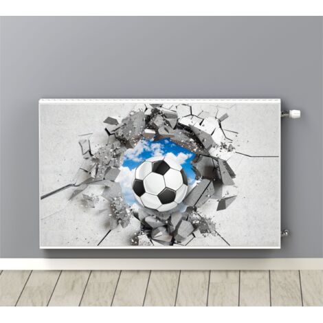 Magnetmatte für Heizkörperverkleidung 3D Fußball 60x100cm