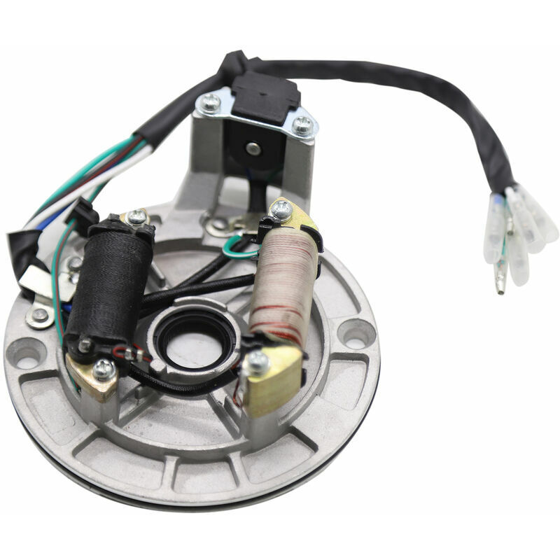 Start - Magneto Stator Pour 49Cc 50Cc 70Cc 90Cc 110Cc 125Cc Kick Dirt Bike Moteur Horizontal, Noir