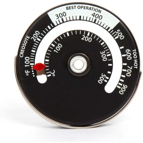 Magnetofen, Holzofenthermometer, Schornsteintemperaturmesser, Abgasrohrmessgerät, Holzofen, Grill