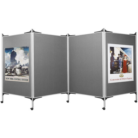 magnetoplan, Kit tableau de présentation mobile, 4 tableaux