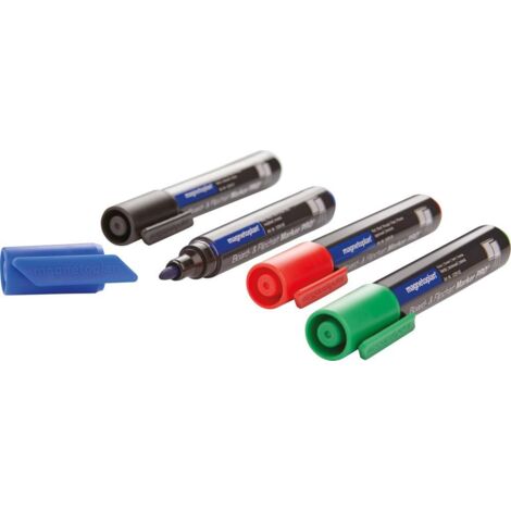 magnetoplan Kombimarker 4 Stück sortiert