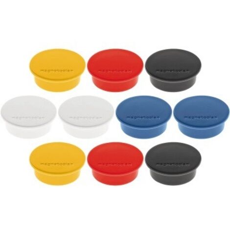 MAGNETOPLAN Magnet magnetoplan® Discofix Color 40 x 13 mm (D. x H) 40mm 2,2kg Ferrit farbigsortiert 10 St./Pack.