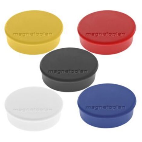 MAGNETOPLAN Magnet magnetoplan® Discofix Hobby 24 x 8 mm (D x H) 24mm 0,3kg Ferrit farbigsortiert 10 St./Pack.