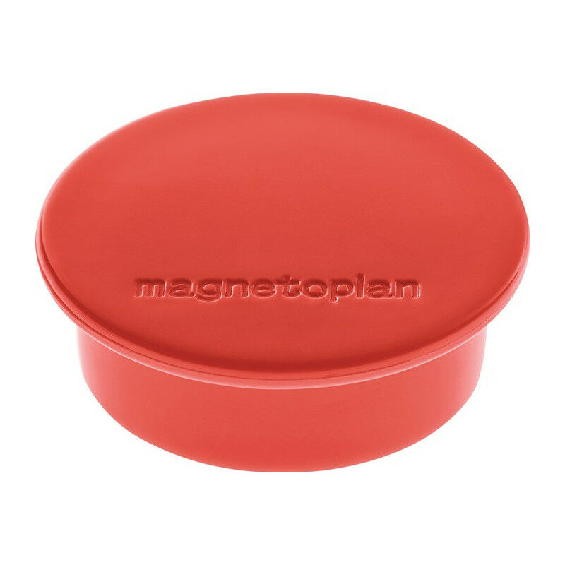 Image of Magnete Premium D.40mm rosso MAGNETOPLAN (Per 10)