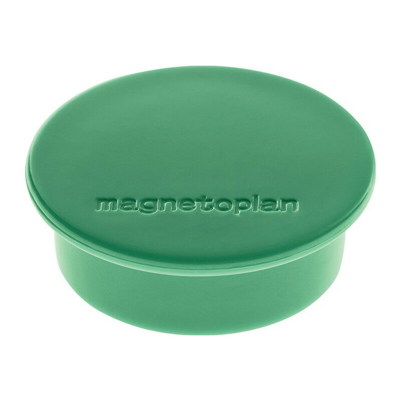 Image of Magnete Premium D.40mm verde MAGNETOPLAN (Per 10)