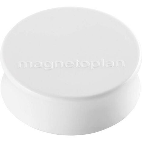 magnetoplan Magnete (Ø x A) 34 mm x 12.5 mm tondo Bianco 10 pz. 1665000