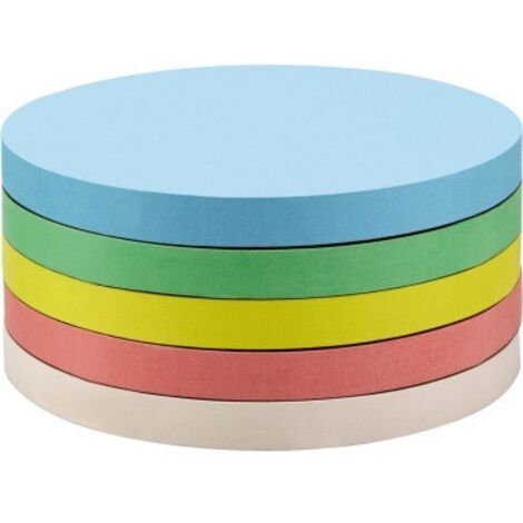 magnetoplan Moderationskarte 111151810 rund 190mm sort. 500St.