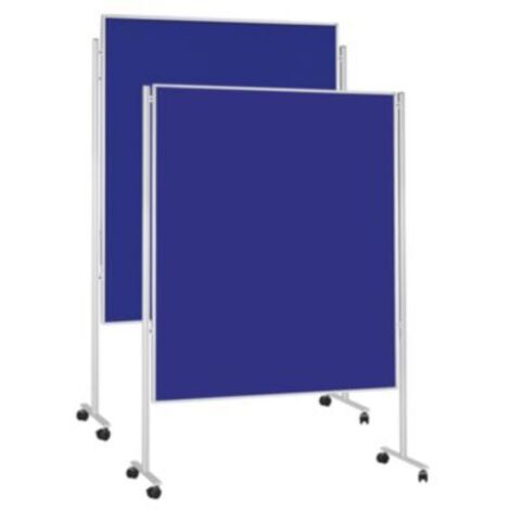 magnetoplan® Moderationswand  Mobil  Doppelseitig  Filz  Blau