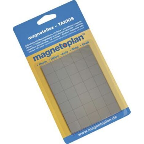 Magnetoplan Takkis auf Blisterkarte, 20 x 20 mm 60 Stück 60 Stk