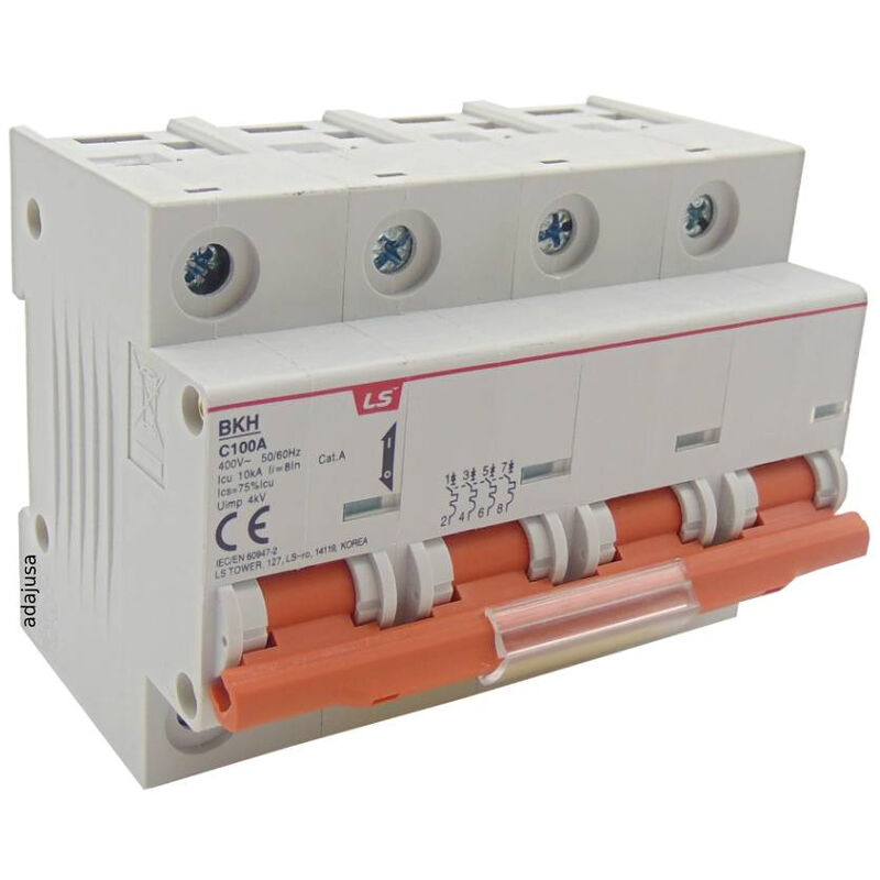 

Ls Industrial Systems - Magnetotérmico 4 polos 100A 10kA (4x100A) - LS