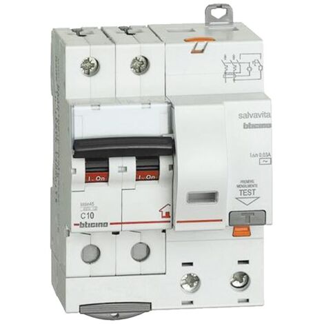 MagnetotÉrmico diferencial 2 polos 30ma ac 10a 4500 gc8230ac10