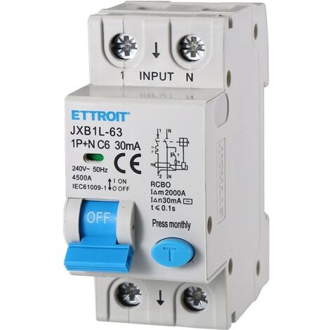Magnetotermico Differenziale 2P 6A 30mA 220V