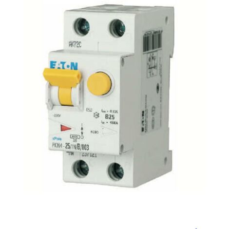 Magnetotermico Differenziale Eaton 20A 1P+N 4.5kA 30mA curva C tipo AC 2M 2371011