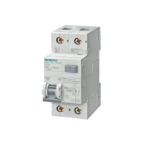 Magnetotermico Differenziale Siemens 16A 1P+N 6kA 300mA C AC 2M 5SU16561KK16