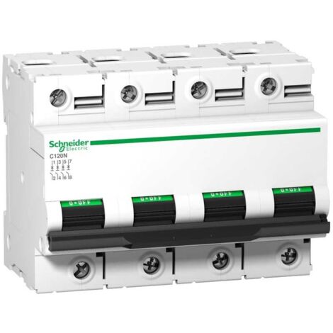 Magnétothermie 4 Poli 80A 10KA Curva C 6 Moduli Schneider A9N18372