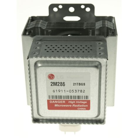 Magnetron 2M286 21TBGS 1050W pour micro-ondes LG – Hauteur 120mm – Largeur 108mm – EAS61382908