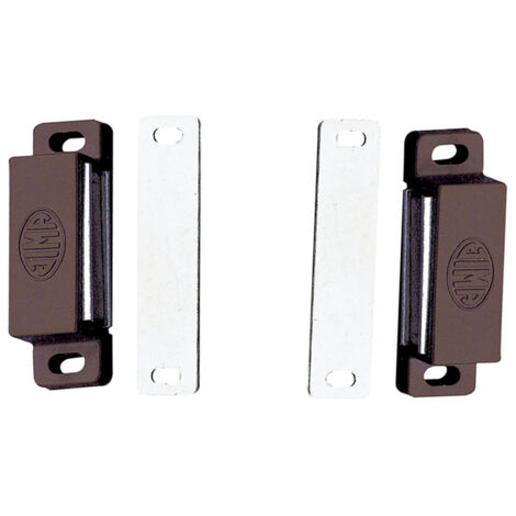 Magnetschnäpper stark 2Stk.Türmagnet Magnetverschluss Haltekraft 3kg Braun