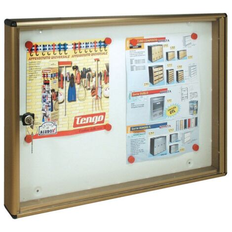 MAGNETTAFEL BRONZEFARBE MM.550X5X40H TRIMEC