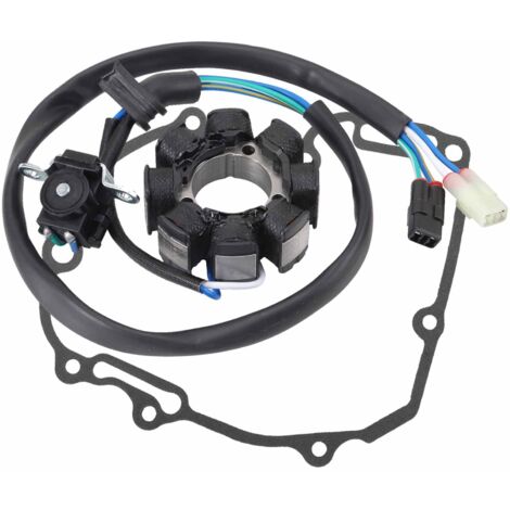 Magnetzünder-Reparatursatz für Honda CRF250 / CRF250R (2004–2009) (2-teilig)  Statorspule + Papierdichtung  Reparatursatz für Offroad-Motorradgeneratoren