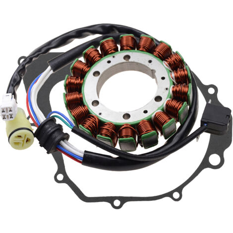 Magnetzünder-Reparatursatz für Yamaha YFM350 Quad (2002–2004): Spezielles Ladesystem (3-teilig)  Statorspule + Papierdichtung + Gleichrichter