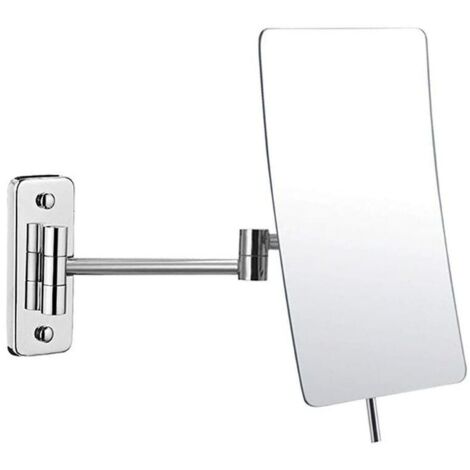 Magnifying Wall Mirror x3 Times Magnification-Extension Folding-360 Degree Rotation Magnifying Mirror Bathroom Mirror with Drilling 1BXu03ZbTexq