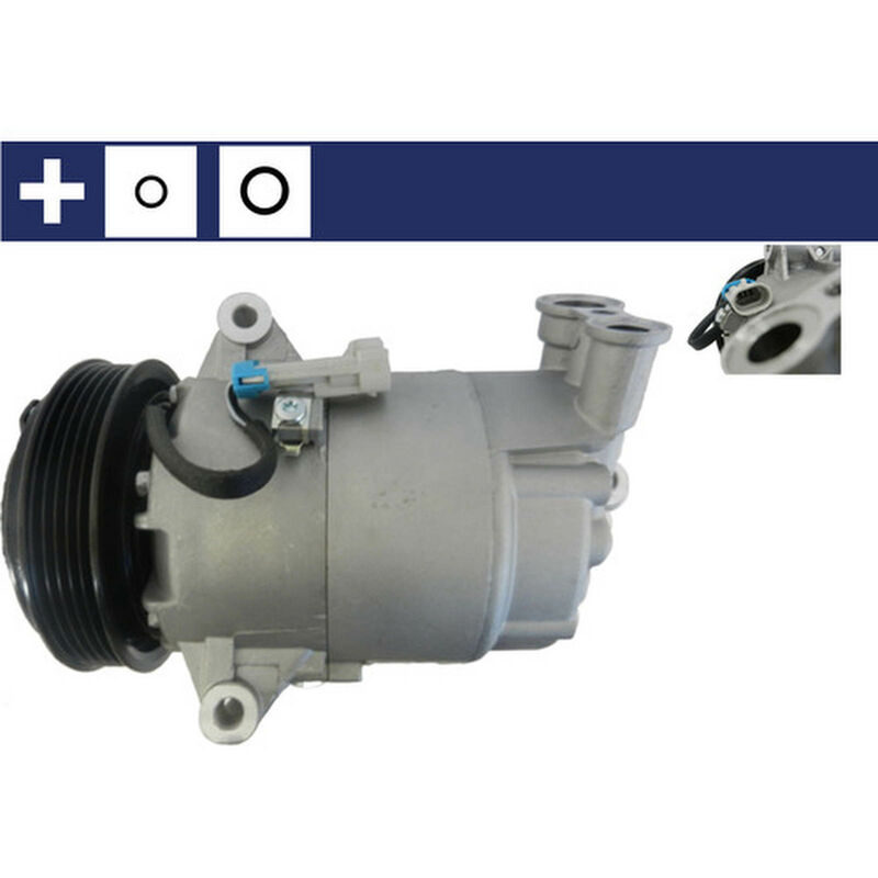 Kompressor Klimaanlage Keilrippenriemenscheibe 120mm Mahle für opel zafira b