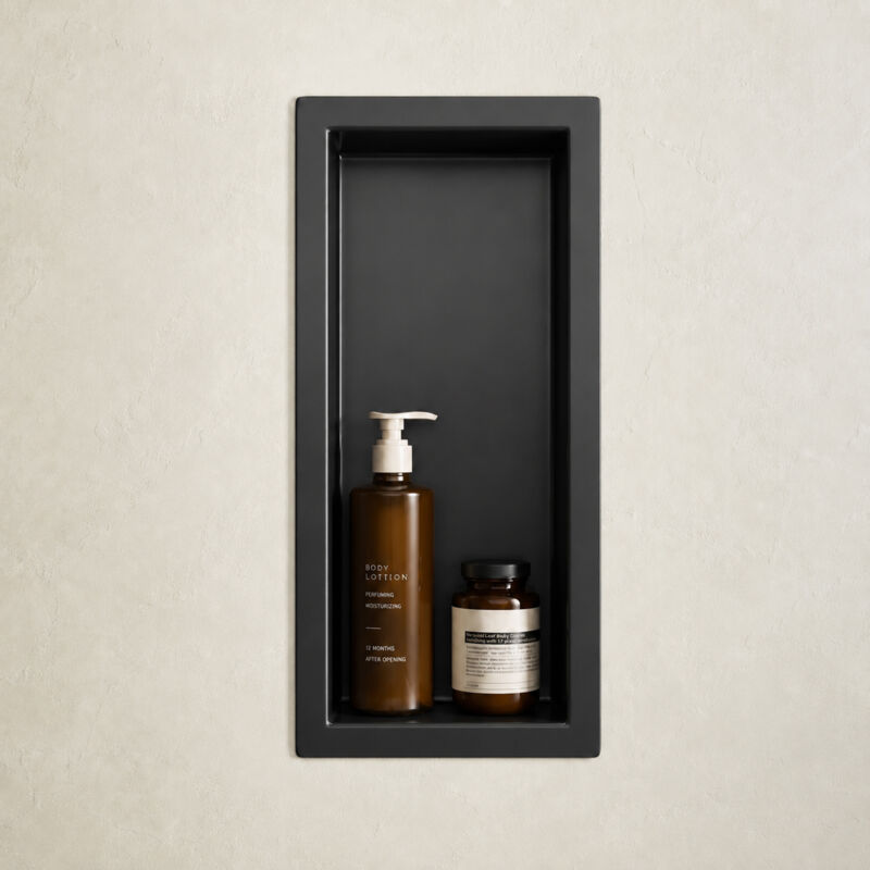 Tagère Murale à Carreler 15x30x8,3cm Niche de Douche à Encastrer en Inox - Mai&mai