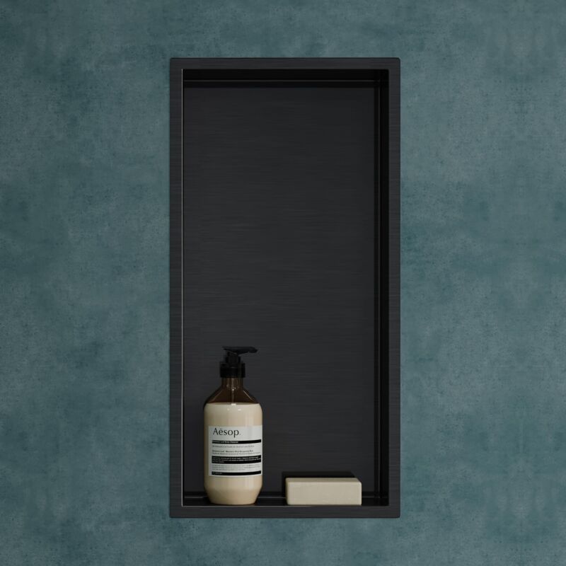 Tagère Murale à Carreler 30x60x8,3cm Niche de Douche à Encastrer en Inox - Mai&mai