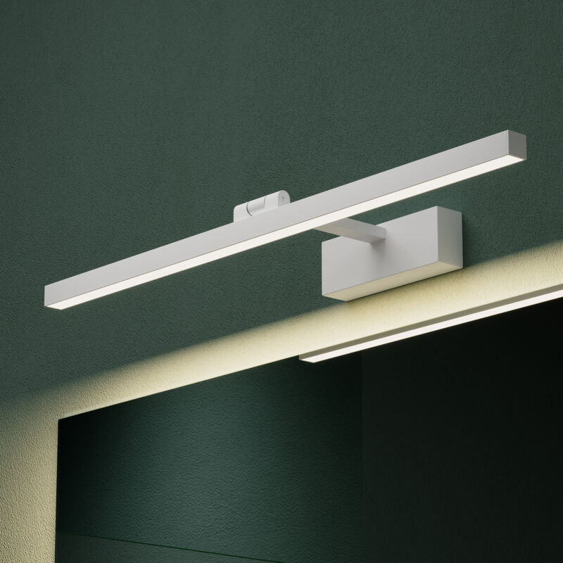 Mai&mai - Lampe Miroir led 4000K pour Salle de Bain Murale 180° Rotative 60cm Blanc Desgin Strahlenschon Mai&mai - Lampe Miroir led 4000K pour Salle de Bain Murale 180° Rotative 60cm Blanc Desgin Strahlenschon