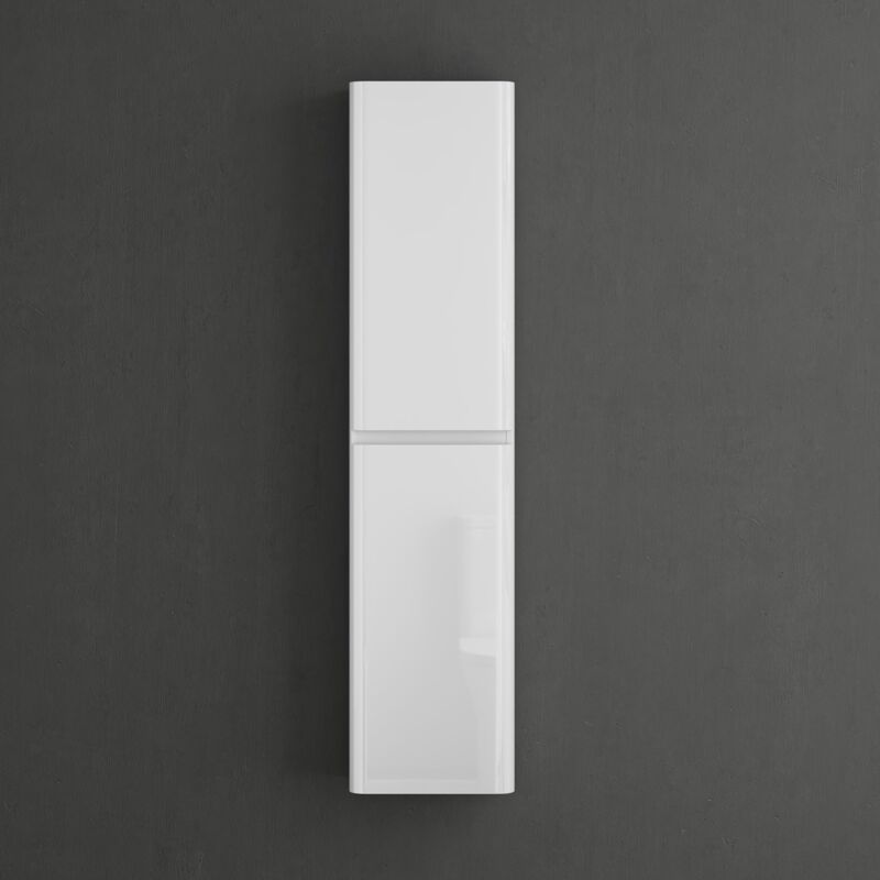 Mai&mai - Meuble de Salle de Bains Meuble Colonne de Rangement Murale Armoire Haute 35x20x150cm Blanc Lucca Mai&mai - Meuble de Salle de Bains Meuble Colonne de Rangement Murale Armoire Haute 35x20x150cm Blanc Lucca