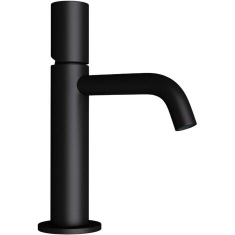 Mai & Mai Rubinetto Miscelatore Monocomando20,7cm, Rubinetto Bagno Lavabo Bidet Lavandino WAO-7701 Nero Opaco