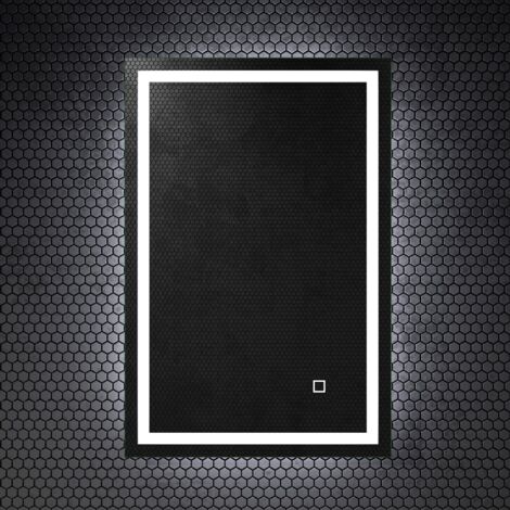 Mai & Mai Specchio da Bagno Appeso Specchio a LED Specchio da Parete 500x700mm Specchio per Il Trucco Personalizzato Anti-Appannamento