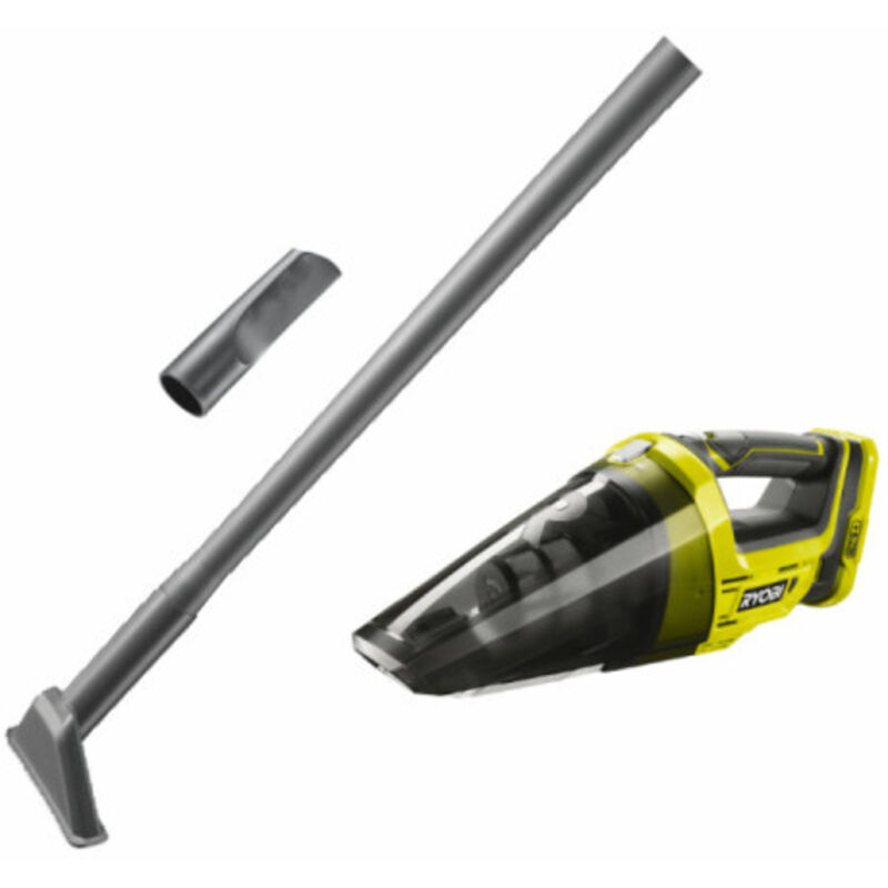 [MAI USATO] RYOBI 18V One Plus aspirapolvere a mano - prolunga e spazzola - senza batteria o caricabatterie - R18HVF-0