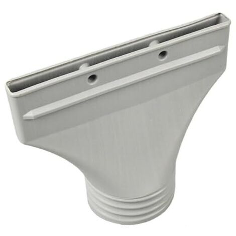 [MAI USATO]Adattatore per tubo di scarico piatto per finestra per condizionatore d'aria portatile e asciugatrice con 4 linguette di bloccaggio 22 x 25 cm Grigio